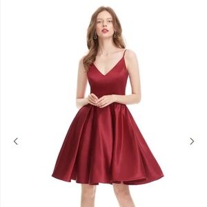 Burgundy Hoco Dress